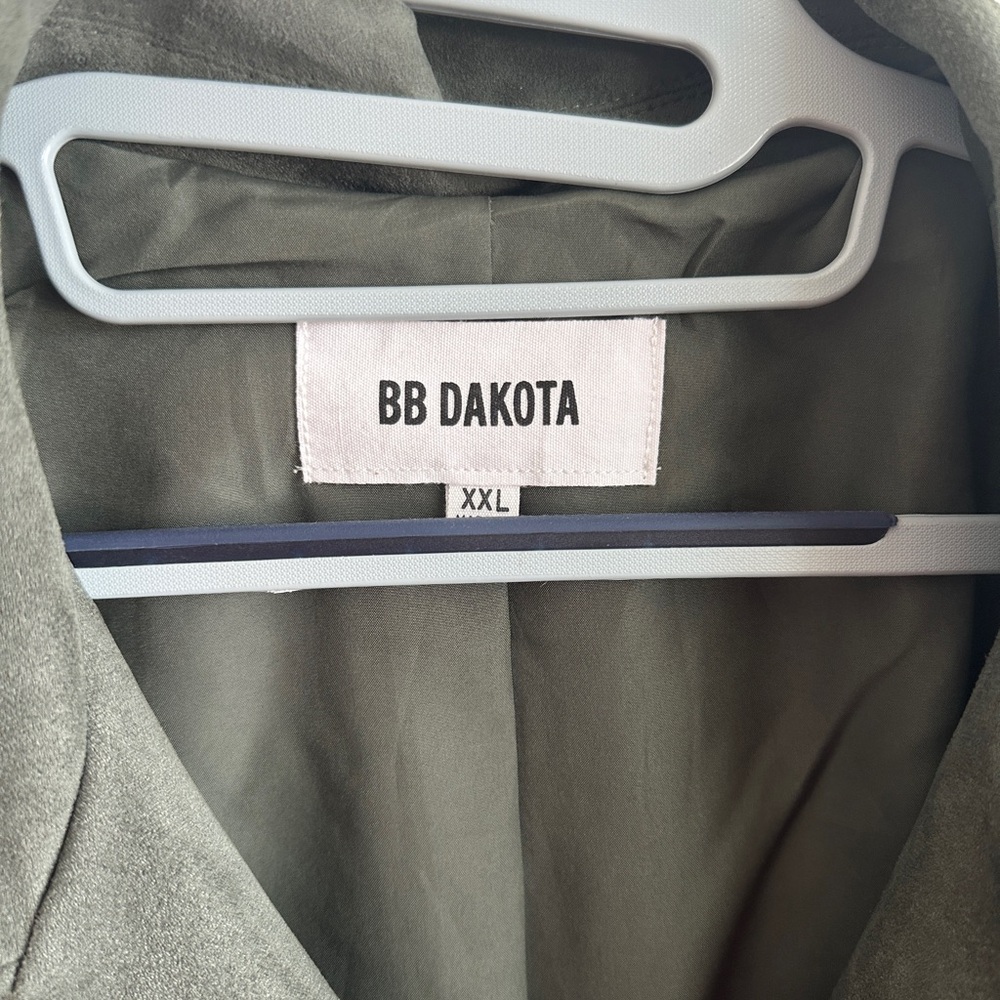 BB Dakota Women's Olive suede Jacket - Picture 9 of 9